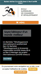 Mobile Screenshot of ecole3a.edu